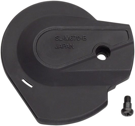 Shimano SLX SL-M670-B-I Right Shift Lever Cover and Fixing Screw-Goodwynn's