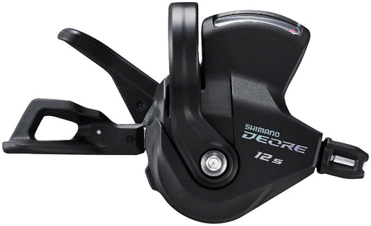 Shimano Deore SL-M6100-R Right Shift Lever - 12-Speed RapidFire Plus Optical Gear Display BLK-Goodwynn's