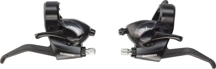 Shimano ST-EF41 3x7-Speed Brake/Shift Lever Set Black-Goodwynn&#39;sGoodwynn&#39;s