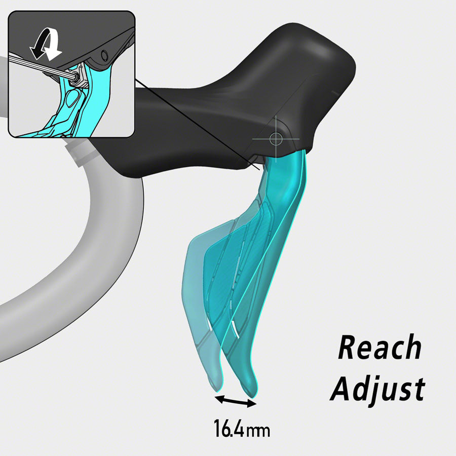 Shimano 105 ST-R7170-L Di2 Shift/Brake Lever - Left 2x Black-Goodwynn&#39;sGoodwynn&#39;s