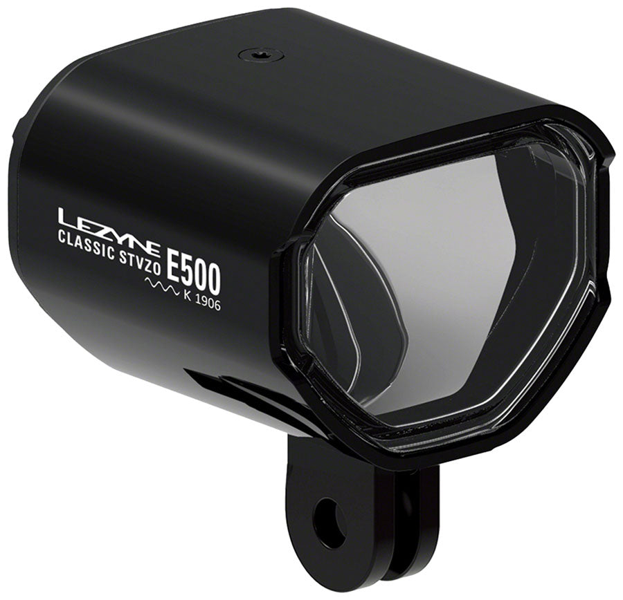 Lezyne Classic E500 Ebike Headlight - Handlebar/Fork Mount STVZO 500 Lumen BLK-Goodwynn&#39;sGoodwynn&#39;s