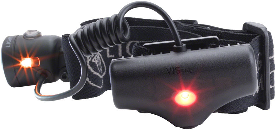 Light Motion Vis 360 Pro Adventure Rechargeable Headlight Taillight Set BLK