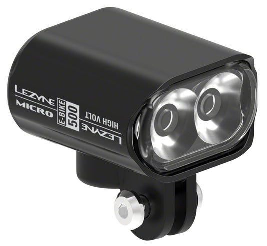 Lezyne E-Bike Micro Drive 500 High Volt Light Front Black-Goodwynn's