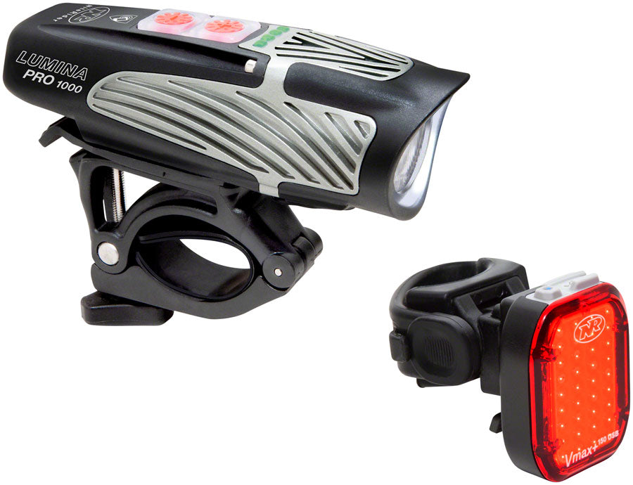 NiteRider Lumina Pro 1000/Vmax+ Headlight and Taillight Set