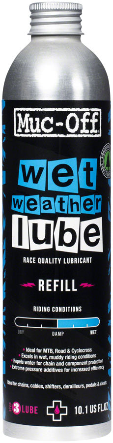 Muc-Off Bio Wet Bike Chain Lube - 300ml Aluminum Refill Bottle-Goodwynn&#39;sGoodwynn&#39;s