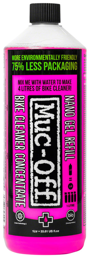 Muc-Off Nano Tech Gel Concentrate Cleaner: 1L Bottle-Goodwynn&#39;sGoodwynn&#39;s