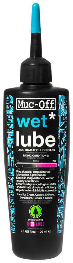 Muc-Off Bio Wet Bike Chain Lube - 120ml Drip-Goodwynn's