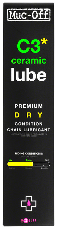 Muc-Off C3 Dry Ceramic Bike Chain Lube - 50ml Drip-Goodwynn&#39;sGoodwynn&#39;s