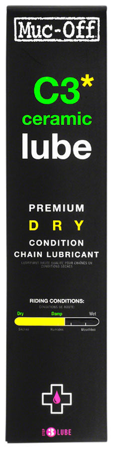 Muc-Off C3 Dry Ceramic Bike Chain Lube - 120ml Drip