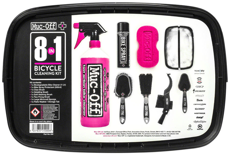 Muc-Off 8-in-1 Cleaning Kit: Tub with 8 Pieces-Goodwynn&#39;sGoodwynn&#39;s