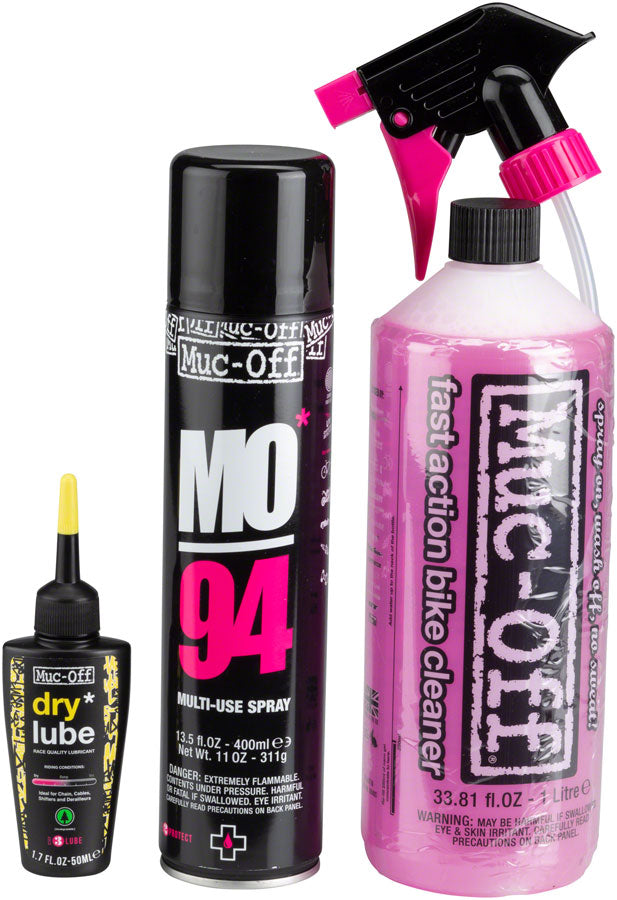 Muc-Off Bike Care Kit: Wash Protect and Lube with Dry Conditions Chain Oil-Goodwynn&#39;sGoodwynn&#39;s