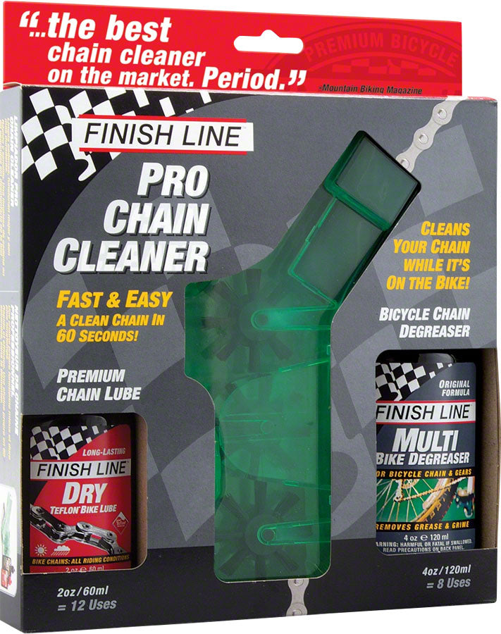 Finish Line Pro Chain Cleaner 2oz DRY Chain Lubricant 4oz EcoTech Degreaser-Goodwynn&#39;sGoodwynn&#39;s