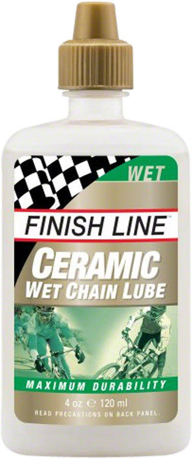 Finish Line Ceramic Wet Bike Chain Lube - 4oz Drip-Goodwynn&#39;sGoodwynn&#39;s