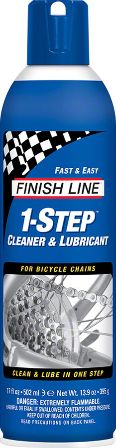 Finish Line 1-Step Cleaner and Bike Chain Lube - 17oz Aerosol-Goodwynn&#39;sGoodwynn&#39;s