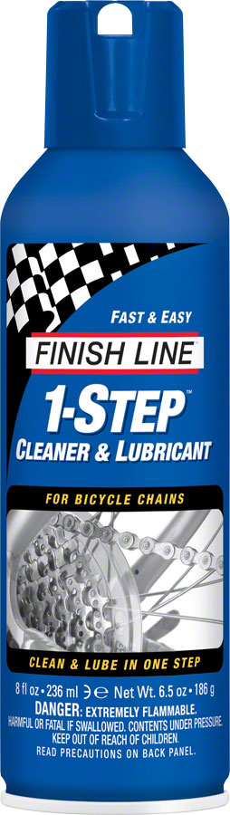 Finish Line 1-Step Cleaner and Bike Chain Lube - 8oz Aerosol-Goodwynn&#39;sGoodwynn&#39;s