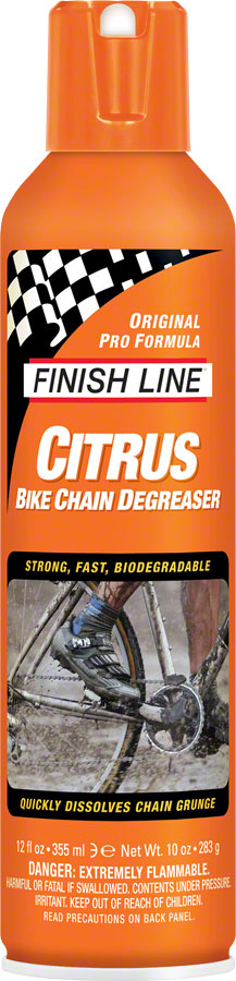 Finish Line Citrus Bike Degreaser 12oz Aerosol-Goodwynn&#39;sGoodwynn&#39;s