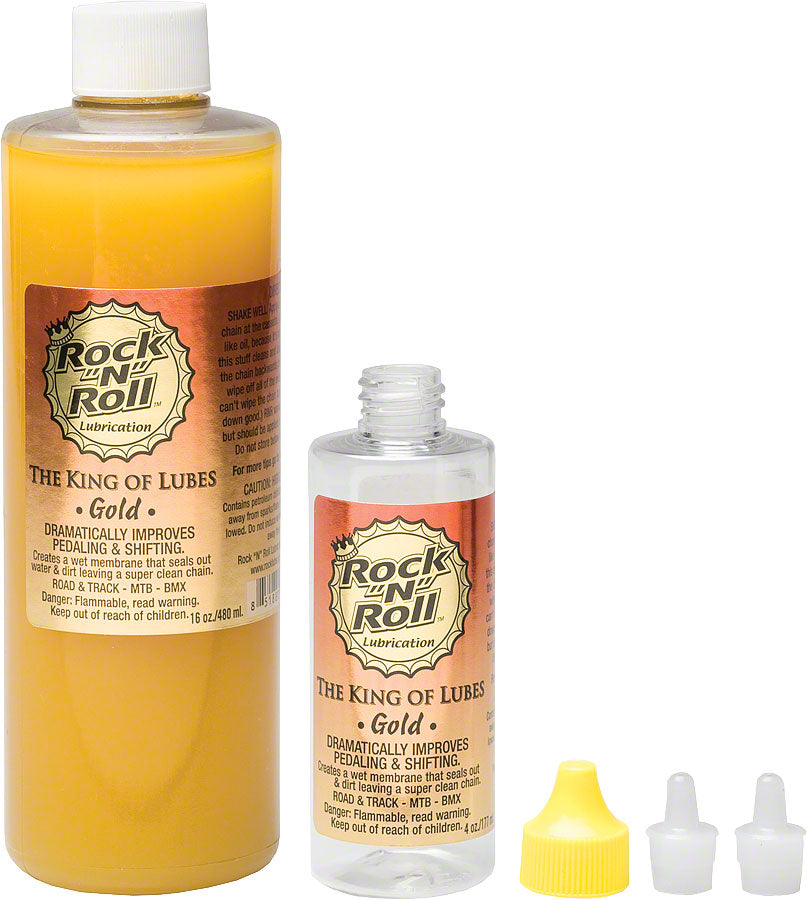 Rock-N-Roll Gold Bike Chain Lube - 16oz Drip