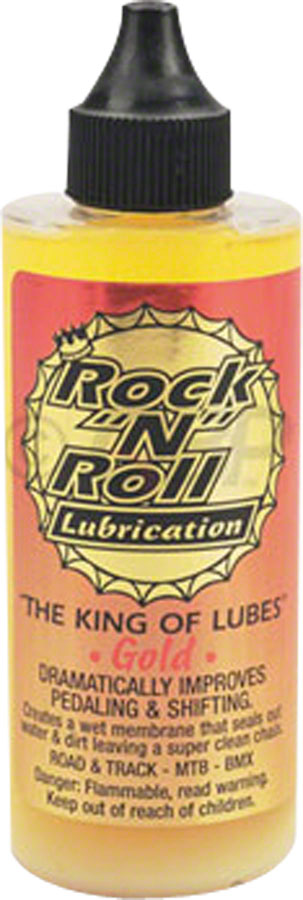 Rock-N-Roll Gold Bike Chain Lube - 4oz Drip-Goodwynn&#39;sGoodwynn&#39;s