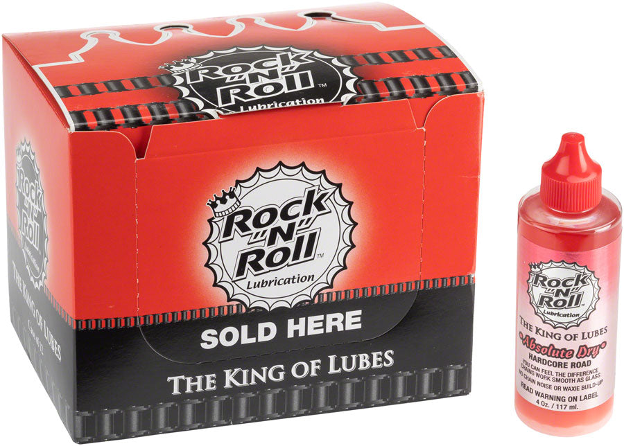 Rock-N-Roll Absolute Dry Bike Chain Lube - 4oz Drip POP Box of 12-Goodwynn&#39;sGoodwynn&#39;s