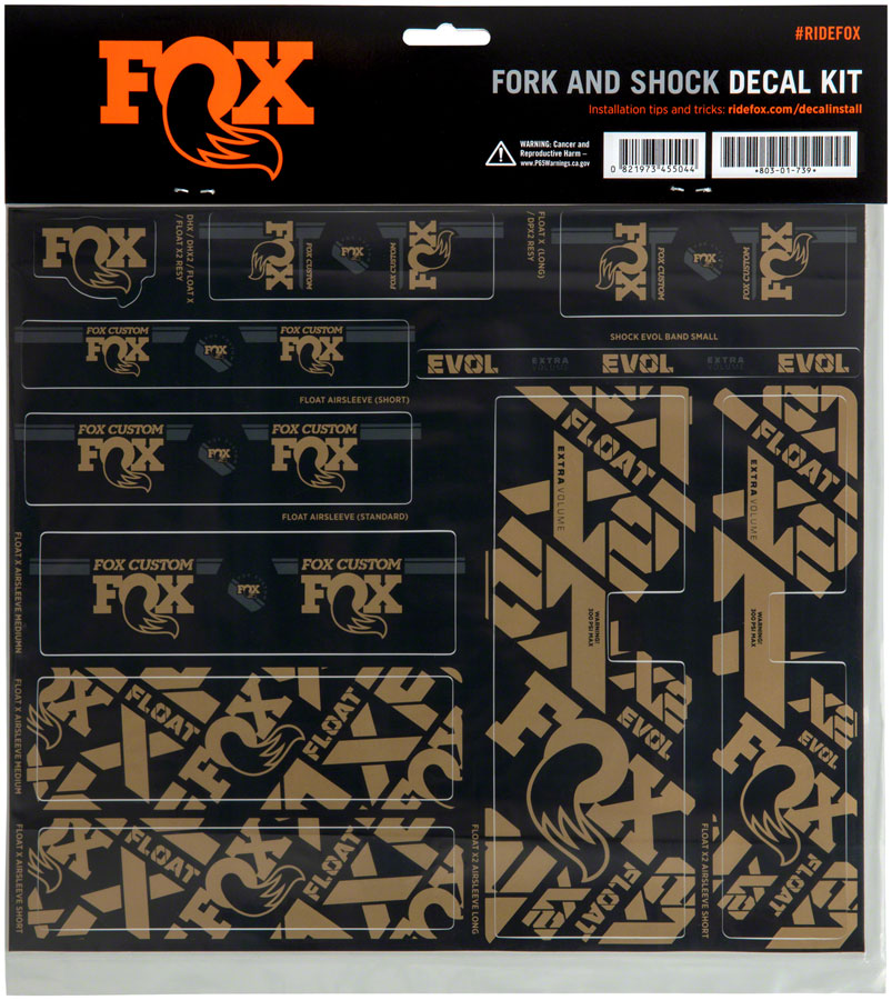 FOX Fork and Shock Decal Kit - Kash-Goodwynn&#39;sGoodwynn&#39;s