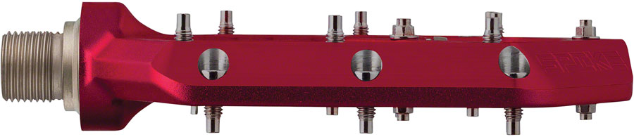 Spank Spike Pedals - Platform Aluminum 9/16" Red-Goodwynn&#39;sGoodwynn&#39;s