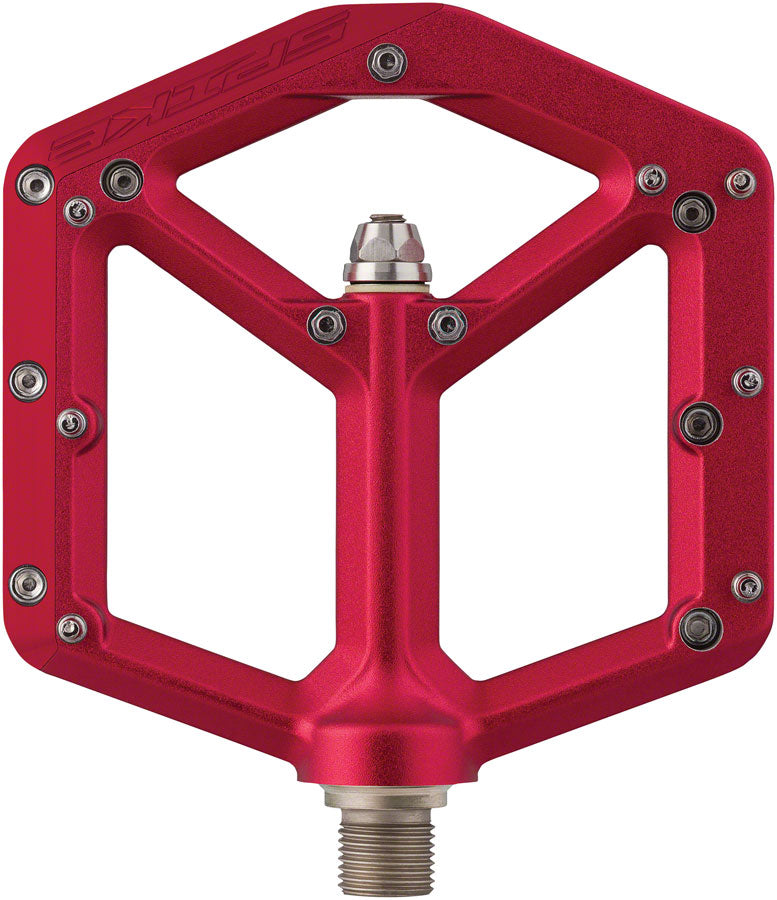 Spank Spike Pedals - Platform Aluminum 9/16" Red-Goodwynn&#39;sGoodwynn&#39;s