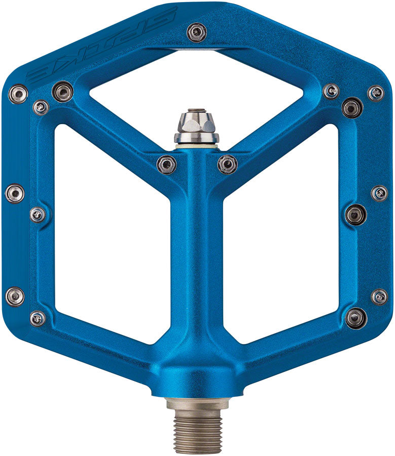 Spank Spike Pedals - Platform Aluminum 9/16" Blue-Goodwynn&#39;sGoodwynn&#39;s