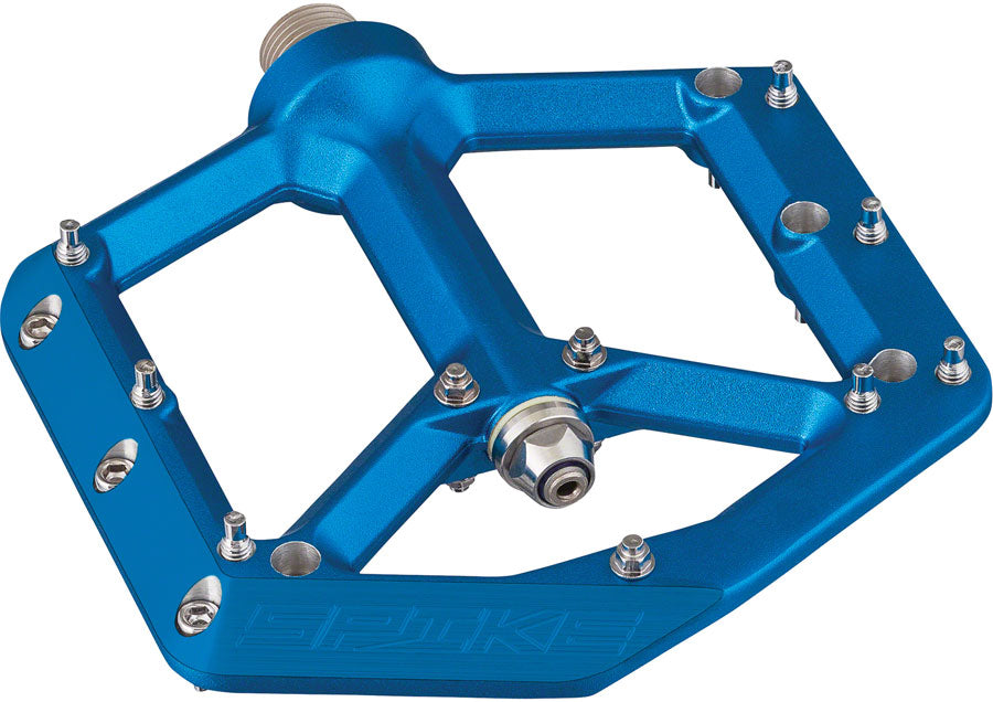 Spank Spike Pedals - Platform Aluminum 9/16" Blue