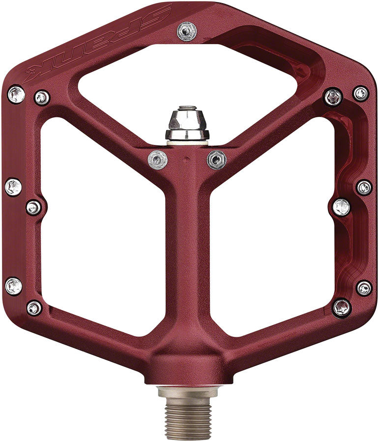 Spank Oozy Pedals - Platform Aluminum 9/16" Red-Goodwynn&#39;sGoodwynn&#39;s