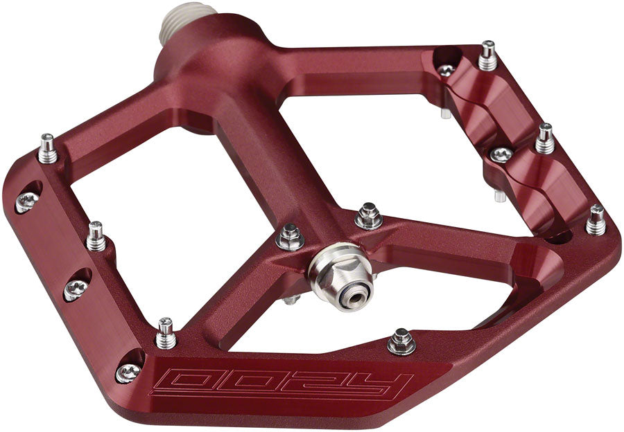 Spank Oozy Pedals - Platform Aluminum 9/16" Red-Goodwynn&#39;sGoodwynn&#39;s