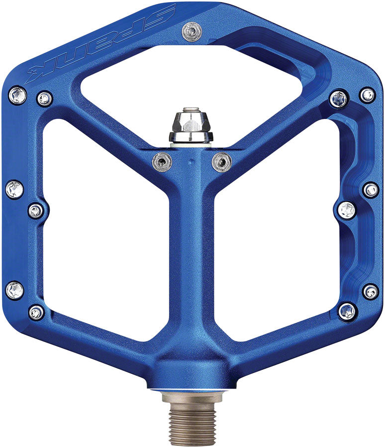 Spank Oozy Pedals - Platform Aluminum 9/16" Blue-Goodwynn&#39;sGoodwynn&#39;s