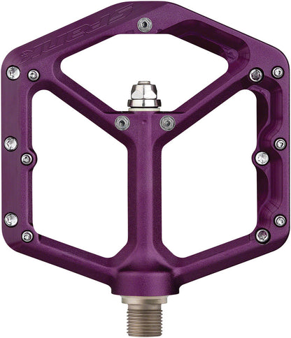 Spank Oozy Pedals - Platform Aluminum 9/16" Purple