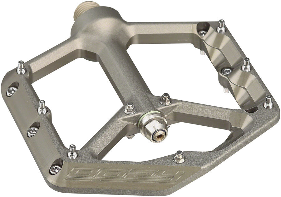 Spank Oozy Pedals - Platform Aluminum 9/16" Gun Metal