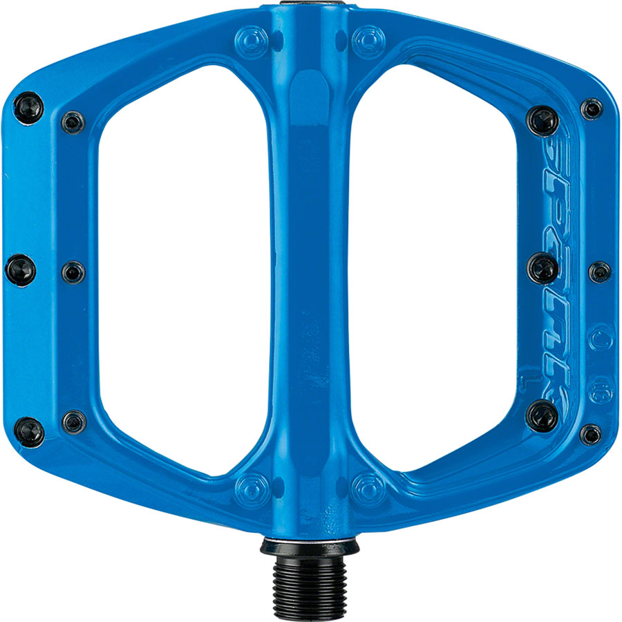 Spank SPOON DC Platform Pedals Body: Aluminum Spindle: Cr-Mo 9/16 Blue-Goodwynn&#39;sGoodwynn&#39;s