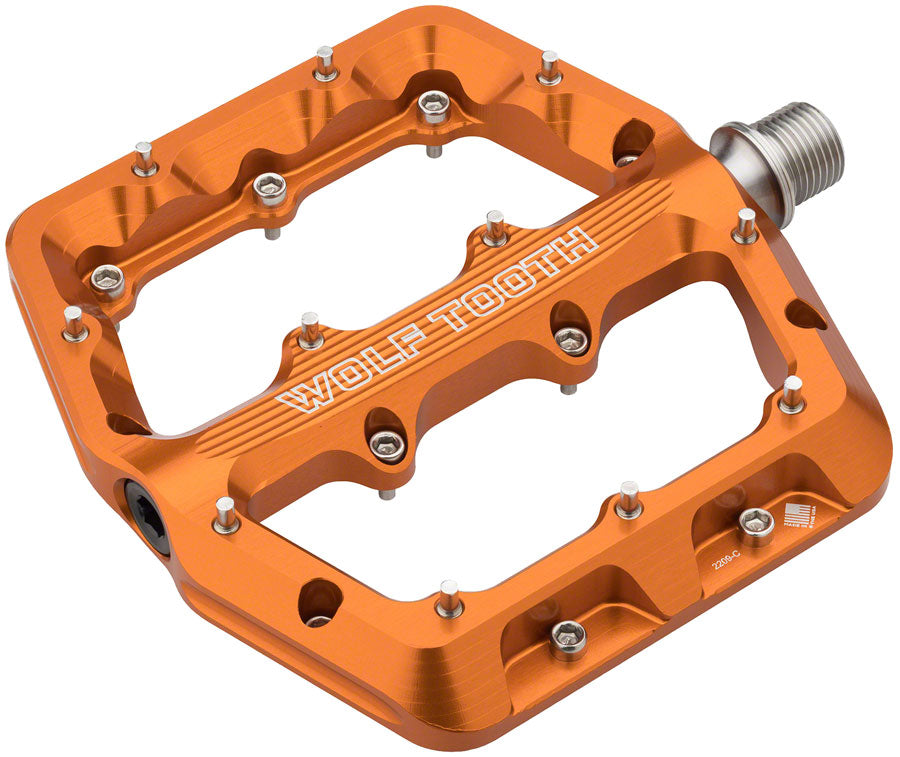 Wolf Tooth Components Waveform Platform Pedal Small - Orange-Goodwynn&#39;sGoodwynn&#39;s