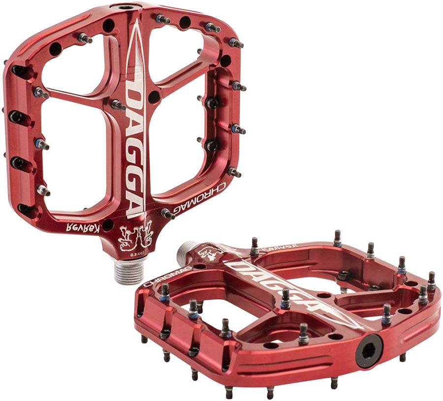 Chromag Dagga Pedals Red