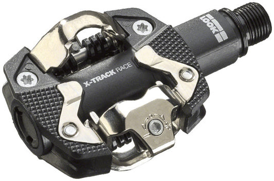 LOOK X-TRACK RACE Pedals - Dual Sided Clipless Chromoly 9/16" Black-Goodwynn's