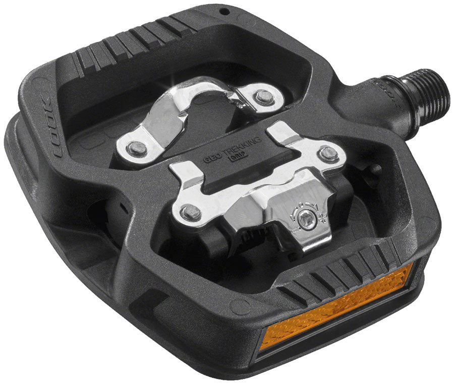 LOOK GEO TREKKING GRIP Pedals - Single Side Clipless Platform Chromoly 9/16" BLK-Goodwynn&#39;sGoodwynn&#39;s