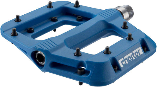 RaceFace Chester Pedals - Platform Composite 9/16"Blue Replaceable Pins-Goodwynn's