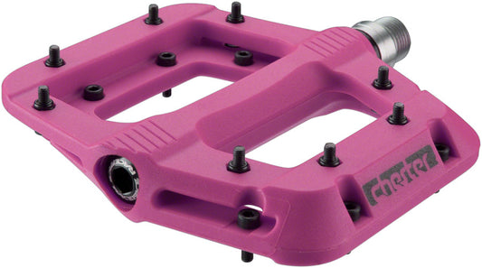 RaceFace Chester Pedals - Platform Composite 9/16"Magenta Replaceable Pins-Goodwynn's