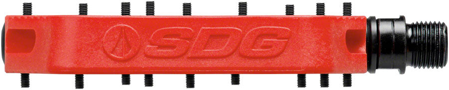 SDG Comp Pedals - Platform Composite  9/16"  Red