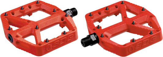 SDG Comp Pedals - Platform Composite  9/16"  Red-Goodwynn's