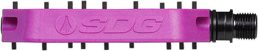 SDG Components Comp Platform Pedals Body: Composite Spindle: Cr-Mo 9/16 Purple Pair