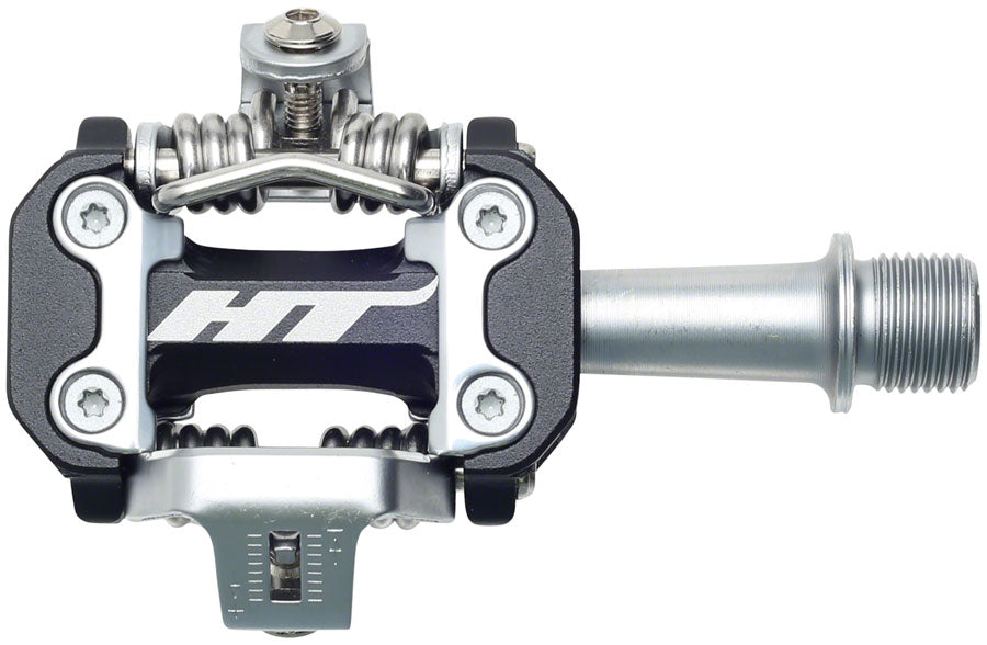 HT Components M2 Pedals - Dual Sided Clipless Aluminum 9/16" Black-Goodwynn&#39;sGoodwynn&#39;s