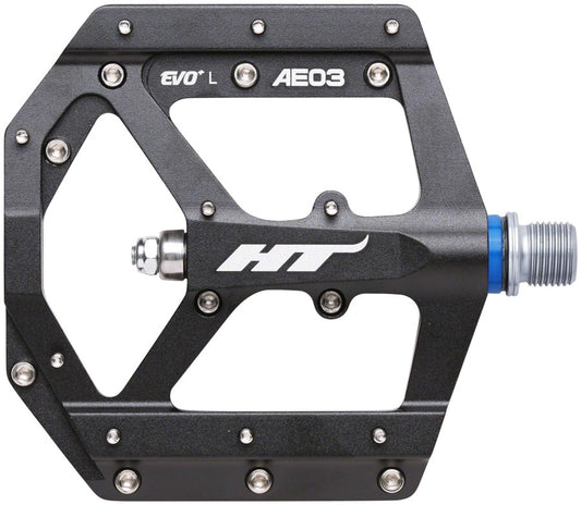 HT Components AE03(EVO+) Pedals - Platform Aluminum 9/16" Black-Goodwynn's