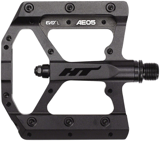 HT Components AE05(EVO+) Pedals - Platform Aluminum 9/16" Stealth Black-Goodwynn's