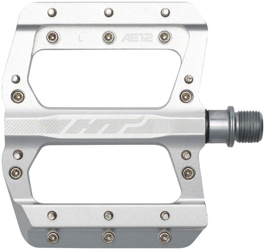 HT Components AE12 Pedals - Platform Aluminum 9/16" Silver-Goodwynn's