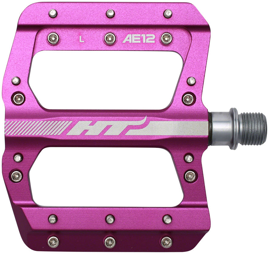 HT Components AE12 Pedals - Platform Aluminum 9/16" Purple-Goodwynn&#39;sGoodwynn&#39;s