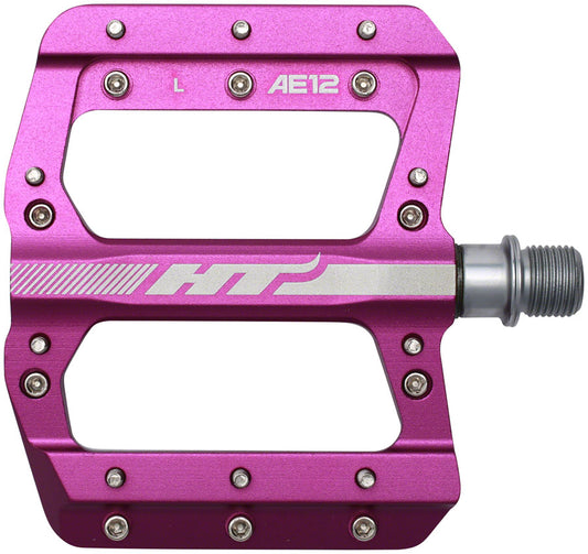 HT Components AE12 Pedals - Platform Aluminum 9/16" Purple-Goodwynn's