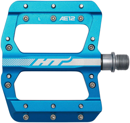 HT Components AE12 Pedals - Platform Aluminum 9/16" Marine Blue-Goodwynn's